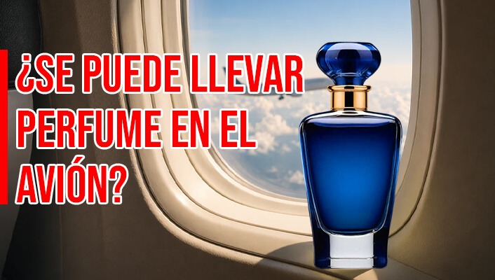 Se puede llevar perfume en el avión